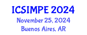 International Conference on Sports Injury Management and Performance Enhancement (ICSIMPE) November 25, 2024 - Buenos Aires, Argentina