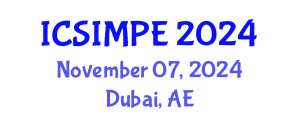 International Conference on Sports Injury Management and Performance Enhancement (ICSIMPE) November 07, 2024 - Dubai, United Arab Emirates