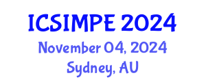 International Conference on Sports Injury Management and Performance Enhancement (ICSIMPE) November 04, 2024 - Sydney, Australia