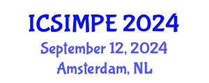 International Conference on Sports Injury Management and Performance Enhancement (ICSIMPE) September 12, 2024 - Amsterdam, Netherlands