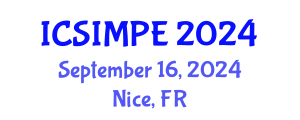 International Conference on Sports Injury Management and Performance Enhancement (ICSIMPE) September 16, 2024 - Nice, France