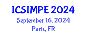 International Conference on Sports Injury Management and Performance Enhancement (ICSIMPE) September 16, 2024 - Paris, France