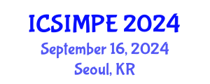 International Conference on Sports Injury Management and Performance Enhancement (ICSIMPE) September 16, 2024 - Seoul, Republic of Korea