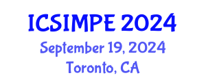 International Conference on Sports Injury Management and Performance Enhancement (ICSIMPE) September 19, 2024 - Toronto, Canada