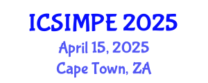 International Conference on Sports Injury Management and Performance Enhancement (ICSIMPE) April 15, 2025 - Cape Town, South Africa