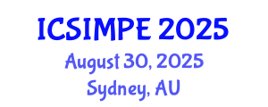 International Conference on Sports Injury Management and Performance Enhancement (ICSIMPE) August 30, 2025 - Sydney, Australia
