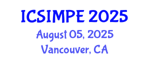 International Conference on Sports Injury Management and Performance Enhancement (ICSIMPE) August 05, 2025 - Vancouver, Canada