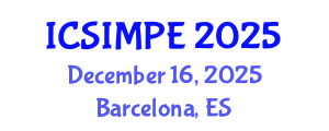 International Conference on Sports Injury Management and Performance Enhancement (ICSIMPE) December 16, 2025 - Barcelona, Spain