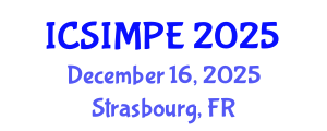 International Conference on Sports Injury Management and Performance Enhancement (ICSIMPE) December 16, 2025 - Strasbourg, France
