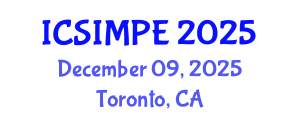 International Conference on Sports Injury Management and Performance Enhancement (ICSIMPE) December 09, 2025 - Toronto, Canada