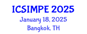 International Conference on Sports Injury Management and Performance Enhancement (ICSIMPE) January 18, 2025 - Bangkok, Thailand