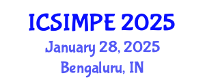 International Conference on Sports Injury Management and Performance Enhancement (ICSIMPE) January 28, 2025 - Bengaluru, India
