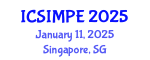 International Conference on Sports Injury Management and Performance Enhancement (ICSIMPE) January 11, 2025 - Singapore, Singapore