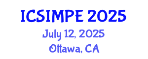International Conference on Sports Injury Management and Performance Enhancement (ICSIMPE) July 12, 2025 - Ottawa, Canada
