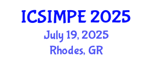 International Conference on Sports Injury Management and Performance Enhancement (ICSIMPE) July 19, 2025 - Rhodes, Greece