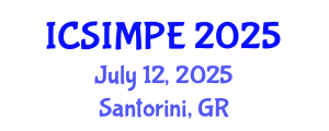 International Conference on Sports Injury Management and Performance Enhancement (ICSIMPE) July 12, 2025 - Santorini, Greece