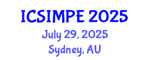 International Conference on Sports Injury Management and Performance Enhancement (ICSIMPE) July 29, 2025 - Sydney, Australia