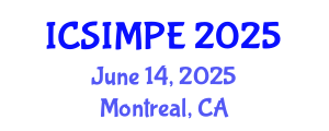 International Conference on Sports Injury Management and Performance Enhancement (ICSIMPE) June 14, 2025 - Montreal, Canada