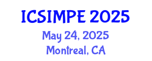 International Conference on Sports Injury Management and Performance Enhancement (ICSIMPE) May 24, 2025 - Montreal, Canada