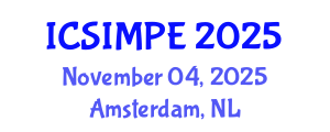International Conference on Sports Injury Management and Performance Enhancement (ICSIMPE) November 04, 2025 - Amsterdam, Netherlands