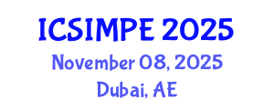 International Conference on Sports Injury Management and Performance Enhancement (ICSIMPE) November 08, 2025 - Dubai, United Arab Emirates