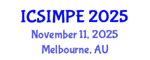 International Conference on Sports Injury Management and Performance Enhancement (ICSIMPE) November 11, 2025 - Melbourne, Australia