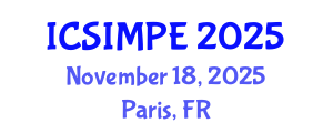 International Conference on Sports Injury Management and Performance Enhancement (ICSIMPE) November 18, 2025 - Paris, France
