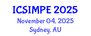 International Conference on Sports Injury Management and Performance Enhancement (ICSIMPE) November 04, 2025 - Sydney, Australia