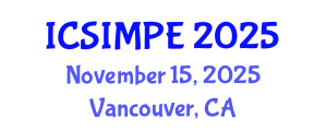 International Conference on Sports Injury Management and Performance Enhancement (ICSIMPE) November 15, 2025 - Vancouver, Canada