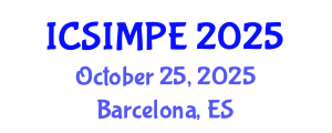 International Conference on Sports Injury Management and Performance Enhancement (ICSIMPE) October 25, 2025 - Barcelona, Spain
