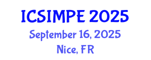 International Conference on Sports Injury Management and Performance Enhancement (ICSIMPE) September 16, 2025 - Nice, France