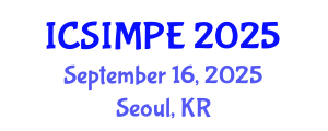 International Conference on Sports Injury Management and Performance Enhancement (ICSIMPE) September 16, 2025 - Seoul, Republic of Korea