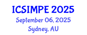 International Conference on Sports Injury Management and Performance Enhancement (ICSIMPE) September 06, 2025 - Sydney, Australia