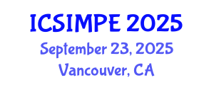 International Conference on Sports Injury Management and Performance Enhancement (ICSIMPE) September 23, 2025 - Vancouver, Canada