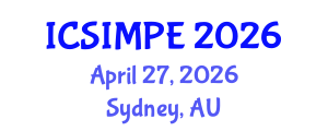 International Conference on Sports Injury Management and Performance Enhancement (ICSIMPE) April 27, 2026 - Sydney, Australia International Conference on Sports Injury Management and Performance Enhancement (ICSIMPE) April 27, 2026 - Sydney, Australia