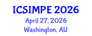 International Conference on Sports Injury Management and Performance Enhancement (ICSIMPE) April 27, 2026 - Washington, Australia International Conference on Sports Injury Management and Performance Enhancement (ICSIMPE) April 27, 2026 - Washington, Australia