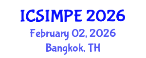 International Conference on Sports Injury Management and Performance Enhancement (ICSIMPE) February 02, 2026 - Bangkok, Thailand International Conference on Sports Injury Management and Performance Enhancement (ICSIMPE) February 02, 2026 - Bangkok, Thailand