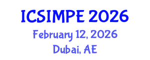 International Conference on Sports Injury Management and Performance Enhancement (ICSIMPE) February 12, 2026 - Dubai, United Arab Emirates International Conference on Sports Injury Management and Performance Enhancement (ICSIMPE) February 12, 2026 - Dubai, United Arab Emirates