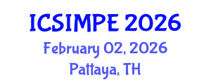 International Conference on Sports Injury Management and Performance Enhancement (ICSIMPE) February 02, 2026 - Pattaya, Thailand International Conference on Sports Injury Management and Performance Enhancement (ICSIMPE) February 02, 2026 - Pattaya, Thailand