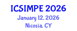 International Conference on Sports Injury Management and Performance Enhancement (ICSIMPE) January 12, 2026 - Nicosia, Cyprus International Conference on Sports Injury Management and Performance Enhancement (ICSIMPE) January 12, 2026 - Nicosia, Cyprus