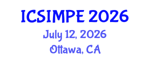 International Conference on Sports Injury Management and Performance Enhancement (ICSIMPE) July 12, 2026 - Ottawa, Canada International Conference on Sports Injury Management and Performance Enhancement (ICSIMPE) July 12, 2026 - Ottawa, Canada