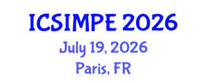 International Conference on Sports Injury Management and Performance Enhancement (ICSIMPE) July 19, 2026 - Paris, France International Conference on Sports Injury Management and Performance Enhancement (ICSIMPE) July 19, 2026 - Paris, France