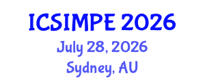 International Conference on Sports Injury Management and Performance Enhancement (ICSIMPE) July 28, 2026 - Sydney, Australia International Conference on Sports Injury Management and Performance Enhancement (ICSIMPE) July 28, 2026 - Sydney, Australia