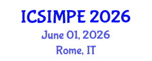 International Conference on Sports Injury Management and Performance Enhancement (ICSIMPE) June 01, 2026 - Rome, Italy International Conference on Sports Injury Management and Performance Enhancement (ICSIMPE) June 01, 2026 - Rome, Italy