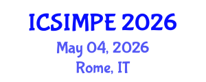 International Conference on Sports Injury Management and Performance Enhancement (ICSIMPE) May 04, 2026 - Rome, Italy International Conference on Sports Injury Management and Performance Enhancement (ICSIMPE) May 04, 2026 - Rome, Italy