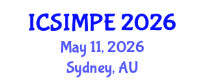 International Conference on Sports Injury Management and Performance Enhancement (ICSIMPE) May 11, 2026 - Sydney, Australia International Conference on Sports Injury Management and Performance Enhancement (ICSIMPE) May 11, 2026 - Sydney, Australia