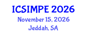 International Conference on Sports Injury Management and Performance Enhancement (ICSIMPE) November 15, 2026 - Jeddah, Saudi Arabia International Conference on Sports Injury Management and Performance Enhancement (ICSIMPE) November 15, 2026 - Jeddah, Saudi Arabia