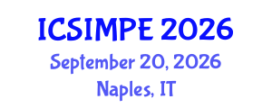 International Conference on Sports Injury Management and Performance Enhancement (ICSIMPE) September 20, 2026 - Naples, Italy International Conference on Sports Injury Management and Performance Enhancement (ICSIMPE) September 20, 2026 - Naples, Italy