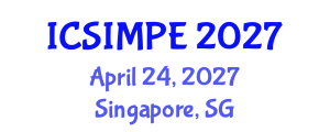 International Conference on Sports Injury Management and Performance Enhancement (ICSIMPE) April 24, 2027 - Singapore, Singapore International Conference on Sports Injury Management and Performance Enhancement (ICSIMPE) April 24, 2027 - Singapore, Singapore