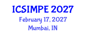 International Conference on Sports Injury Management and Performance Enhancement (ICSIMPE) February 17, 2027 - Mumbai, India International Conference on Sports Injury Management and Performance Enhancement (ICSIMPE) February 17, 2027 - Mumbai, India
